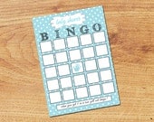 INSTANT DOWNLOAD - Baby Shower  Bingo Shower Game - Baby Boy Blue