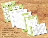 INSTANT DOWNLOAD - Baby Shower Party Game Set - Gender Neutral