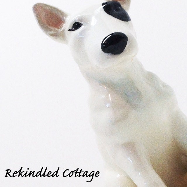 Porcelain Bull Terrier Dog