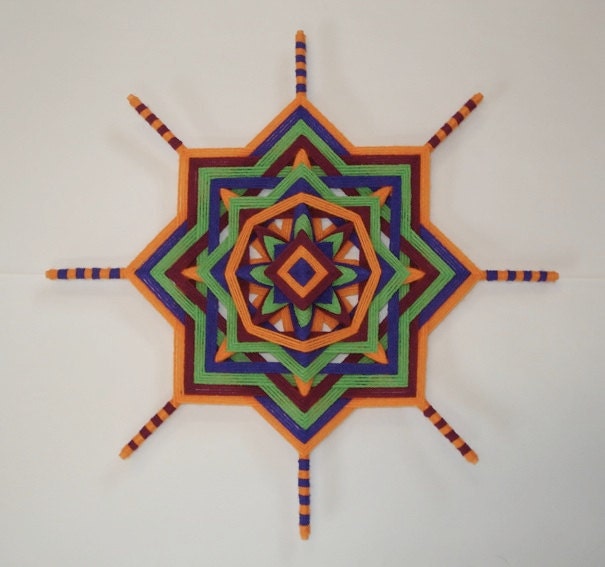 Radiant Joy - Ojo de Dios - Yarn Mandala