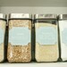 48 Printable Pantry Labels: Vintage Blue Collection