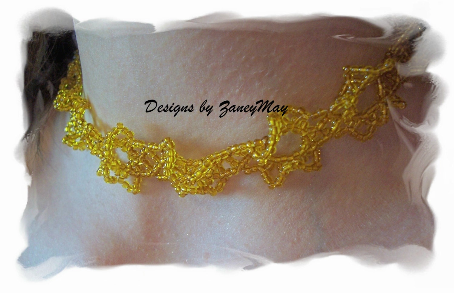 Summer Sun Necklace Pattern, Beading Tutorial in PDF