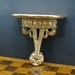 Wall Hanging Shelf Gold Baroque Ornate Plaster Hanging Curio Display Shelving Hollywood Regency Rococo Glamour