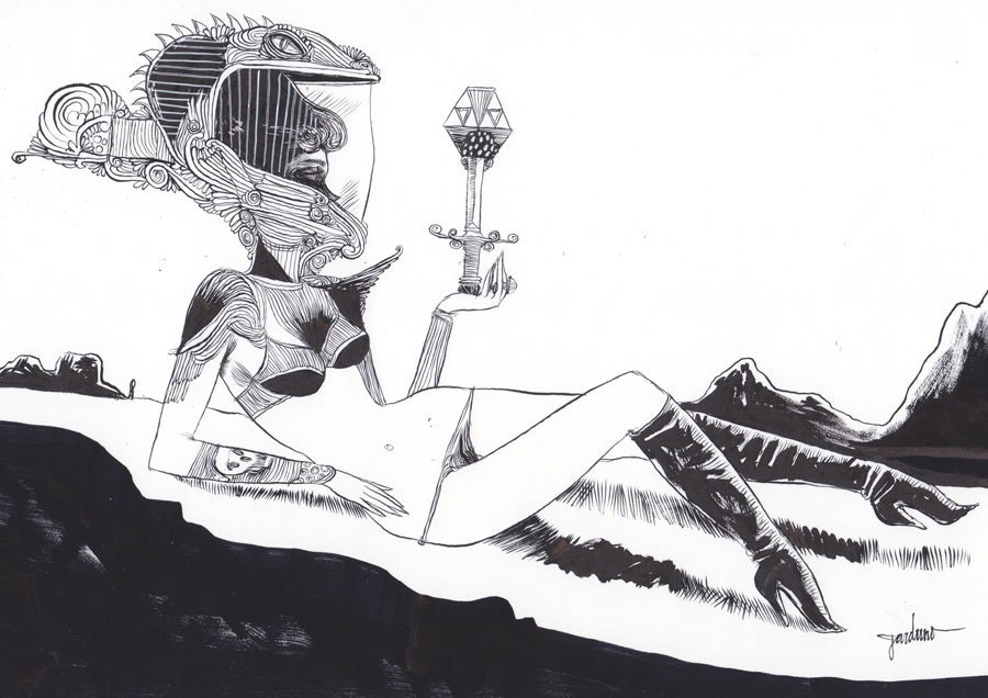 Weaponized Original Illustration.
