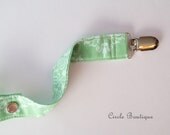 Park Fountains Pacifier Clip / Toy Clip / Pearl Snap / Ready to Ship