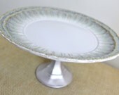 Cake Stand / Cupcake Stand / Dessert Pedestal-Coastal Charm-As seen in BRIDES magazine