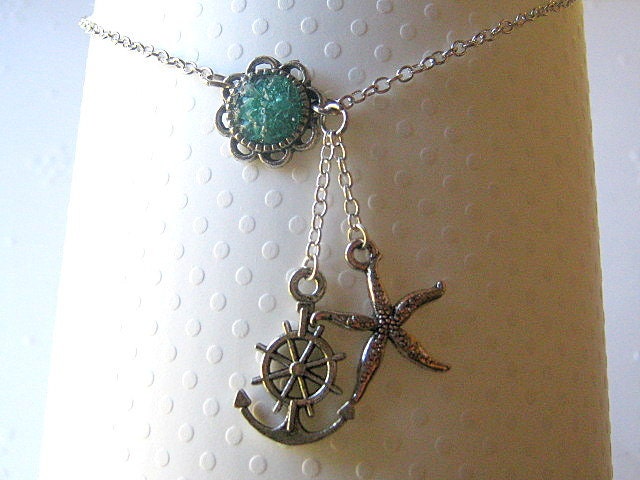Anchor Ankle Bracelet, Anchor Anklet, Starfish Anklet, Starfish Ankle Bracelet, Choose Your Color