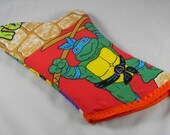 Teenage Mutant Ninja Turtle Vintage Reclaimed Fabric Oven Mitt