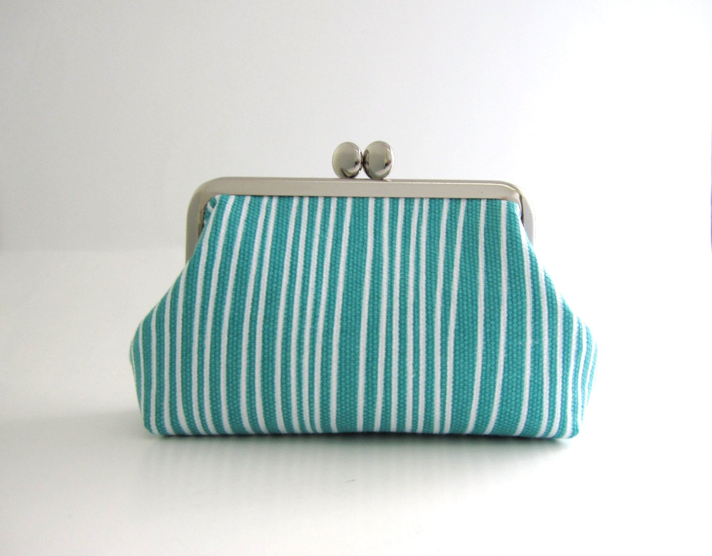 Frame Card Case- blue stripe