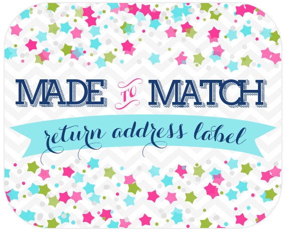 Made to Match -Return Address Label Design Il_170x135