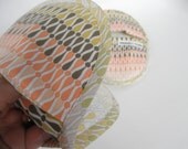Oven Mitt Pot Holder Set Multi Colored Dots and Drops