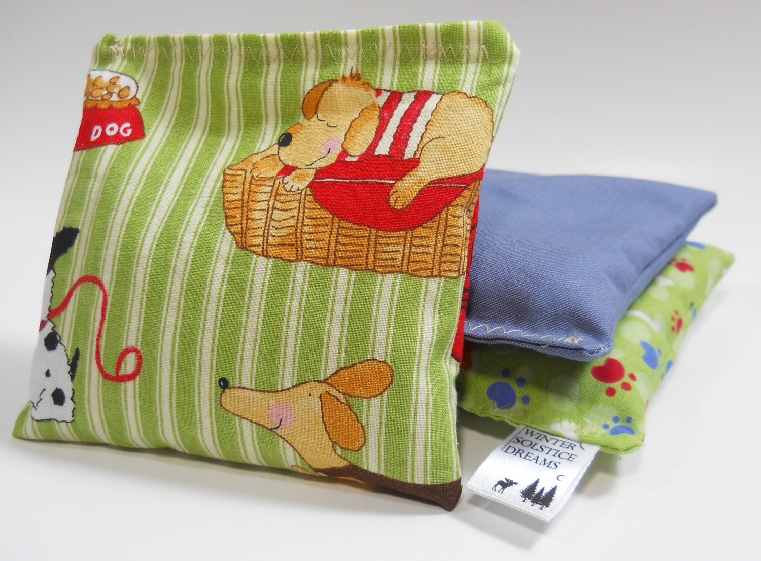 Lavender Dryer Sachets, Choice of Blend, Organic Herbal Sachets, Set of Three - Cute Doggies