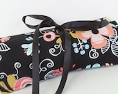 Unique bridesmaids gifts, make up brush roll, make up brush holder, make up case