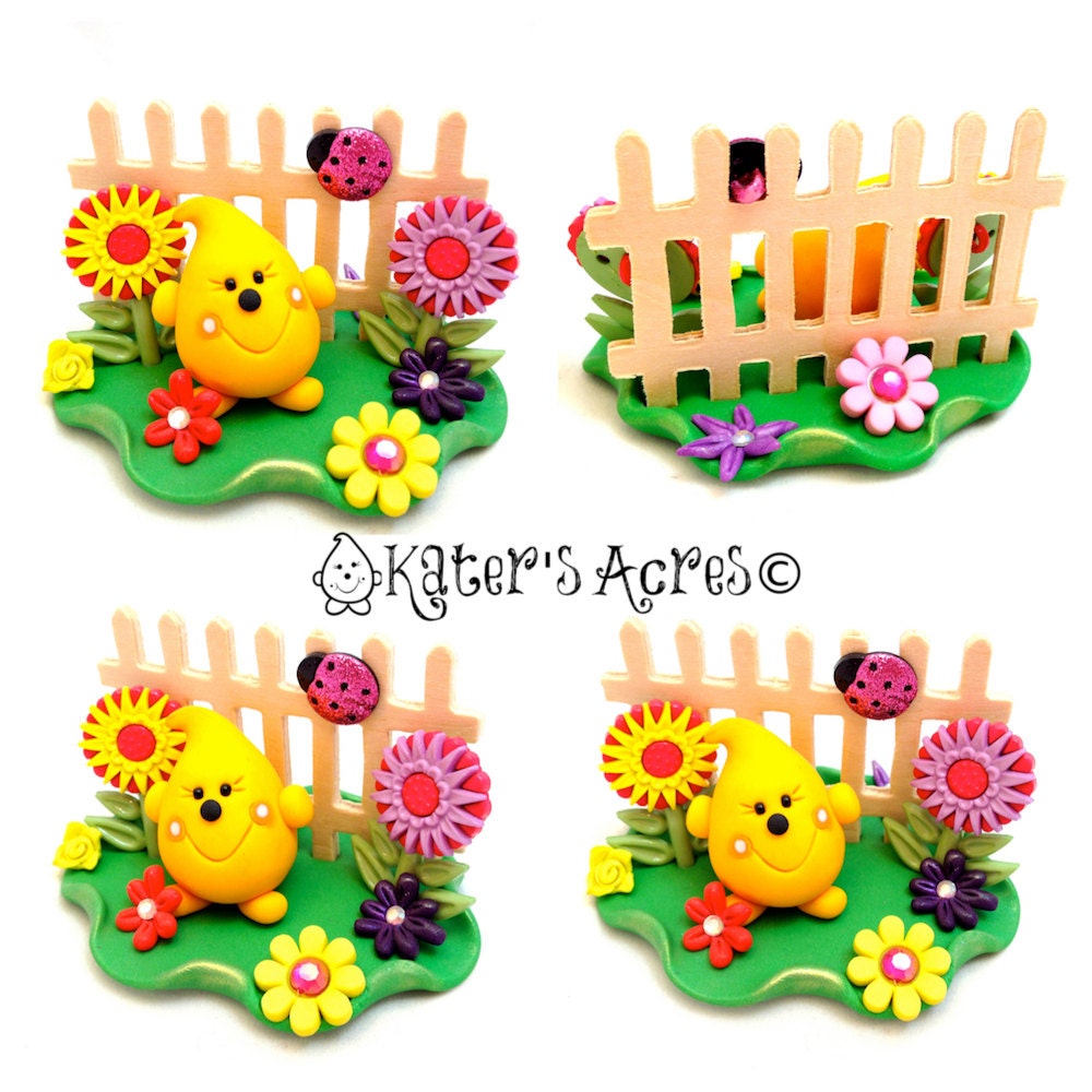 Flower Garden Parker Polymer Clay Figurine - Mother's Day Limited Edition Character
