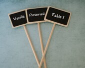Set of 10 chalkboard picks