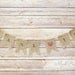 THANK YOU burlap banner, photo prop