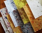 How to Make Hand Made Paper  Using Upcycled Materials   E-Book