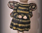 moth butterfly art doll fairy OOAK fantasy doll papier mache