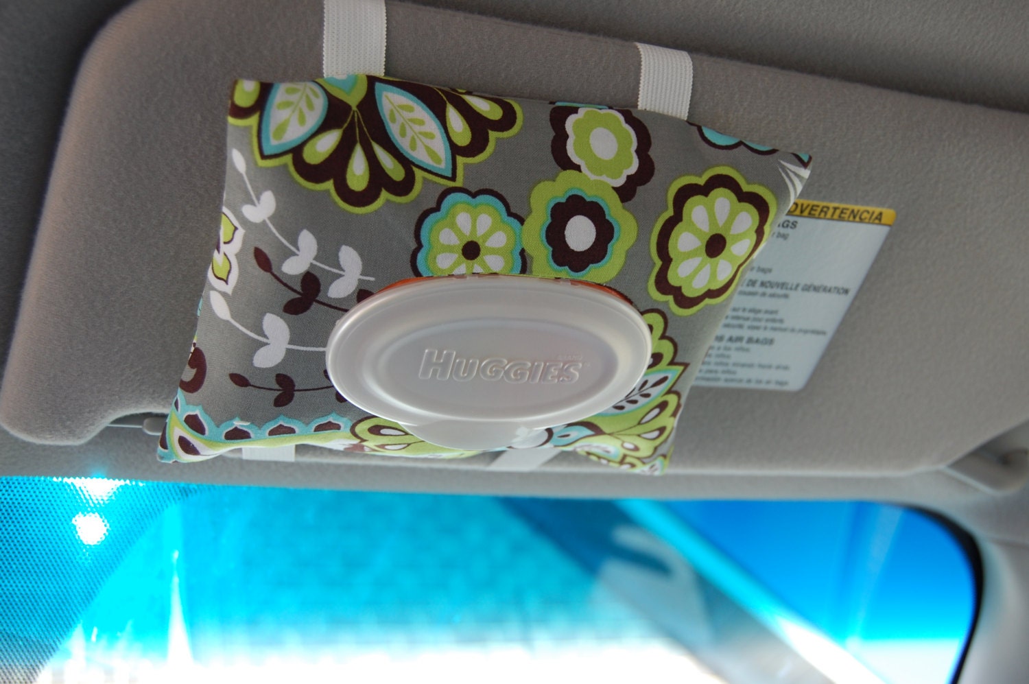 Car Visor Wipes Case - Travel Wipes Holder