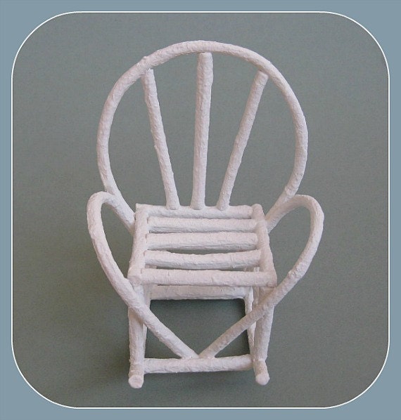 Doll Furniture Miniature Furniture Vintage Doll Chair Miniature Chair Toy Chair Handmade Chair Wood Chair Doll Display Rocking Chair Rustic
