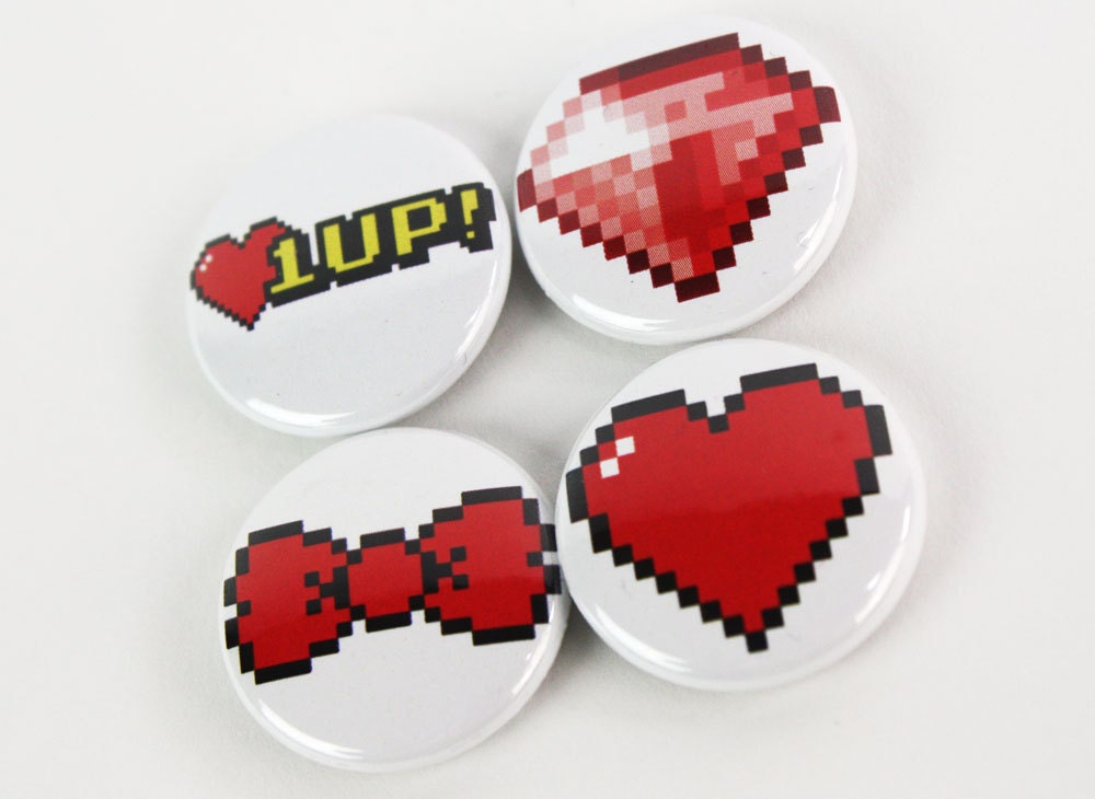 Badge Sets - 4 Pinback Buttons