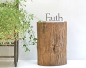 Garden Tree Stump Plant Stand Table Outdoor Furniture