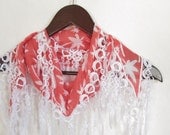 Cotton scarves-Turkish Yemeni Lace Scarf..woman scarf asuhan