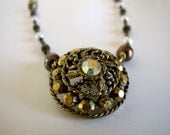 Vintage Boho Pendant Necklace