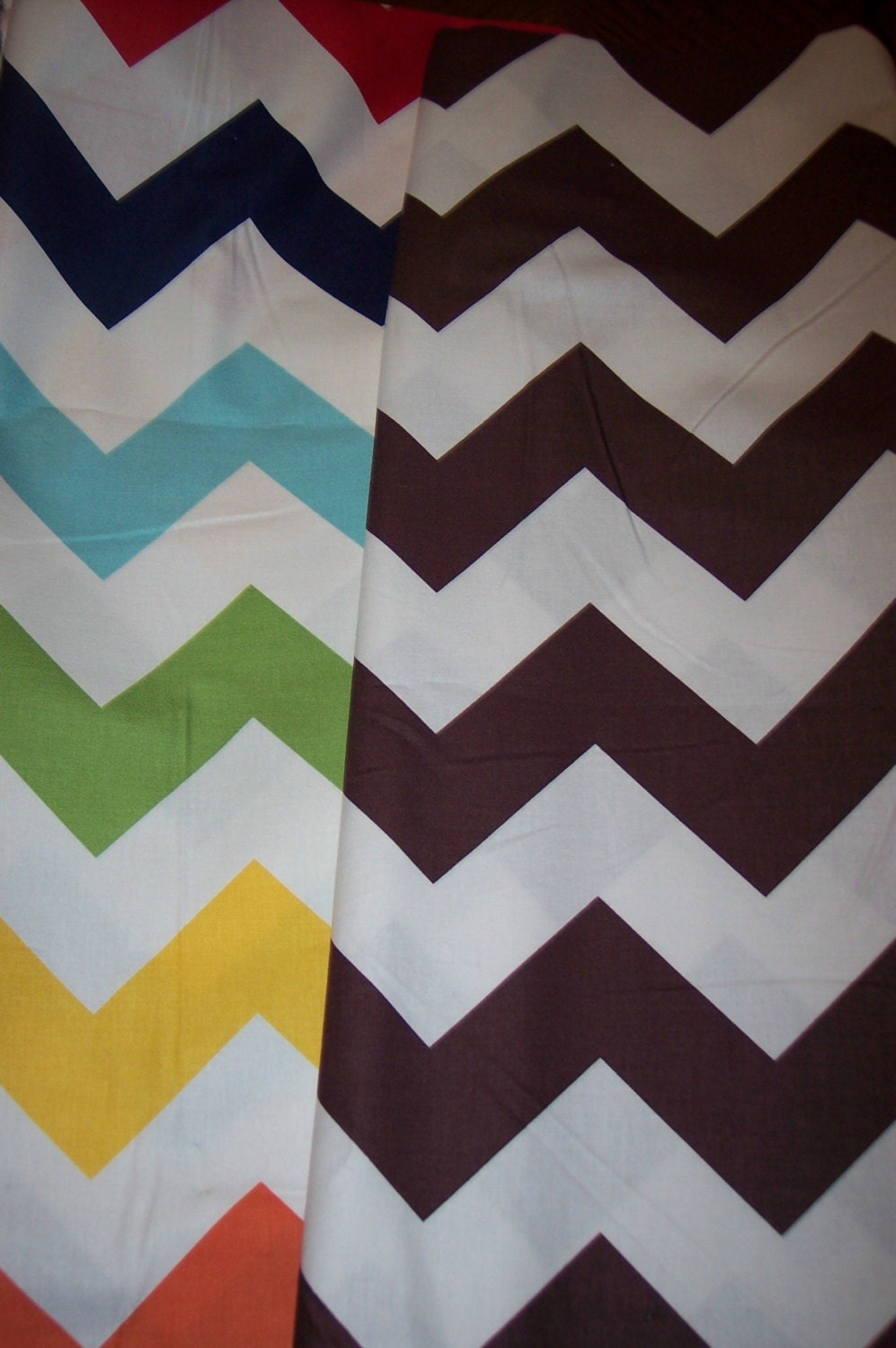 Chevron Circle Scarf with 3 initial monogram