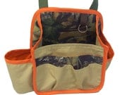 Hanging Car Organizer in Camo and orange