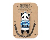 Panda Sailor Brooch