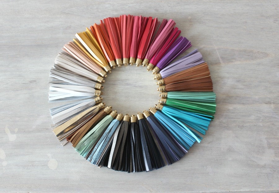 30 Leather Tassels