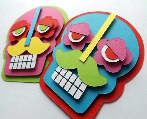 Mexican Wedding PDF Tutorial Sugar Skull Templates DIY Decorations