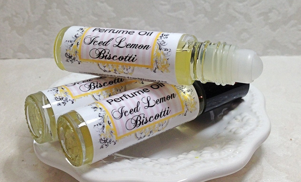 Iced Lemon Biscotti Perfume Oil, Vegan Perfume Oil, Roll On Perfume Oil, Gypsy Doll