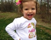 Birthday Number Shirt..  Choose Your Number and Fabrics..  Long or Short Sleeve Personalized