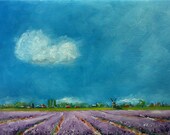 Dutch Landscape Zuid Beemster Netherlands spring painting original by Nancy van den Boom 30 x 40 cm