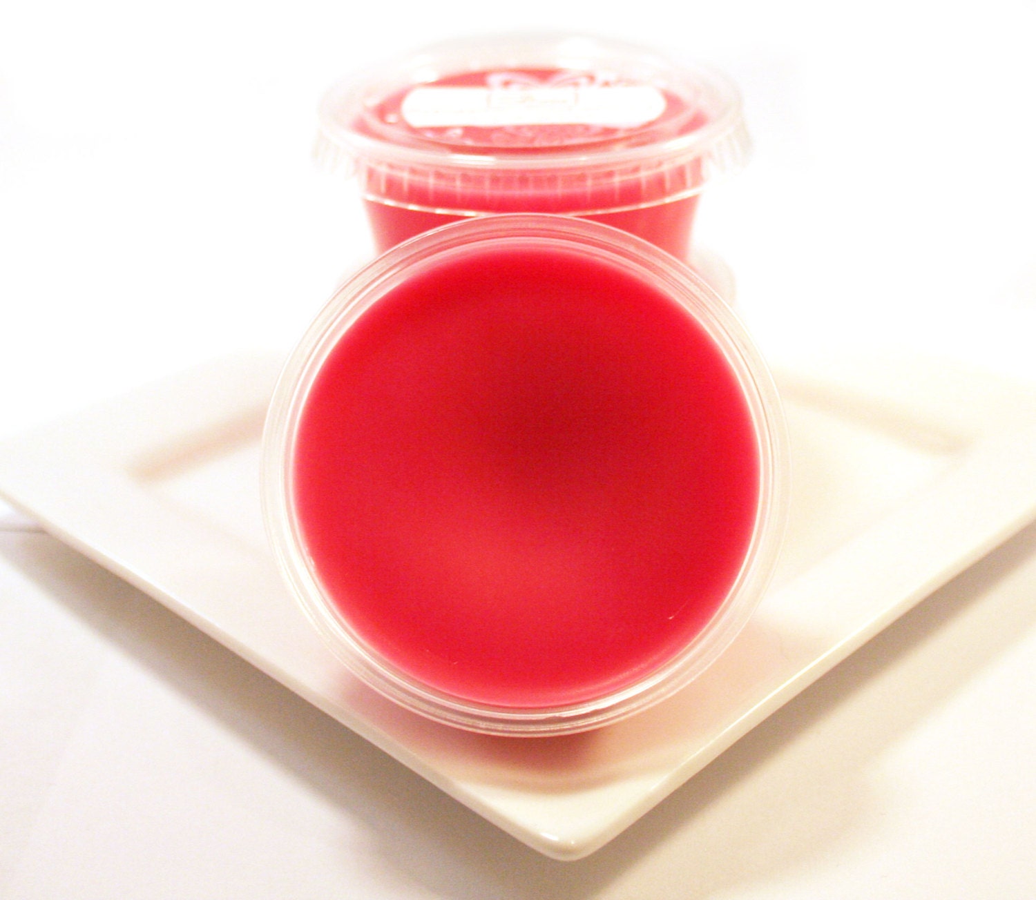Raspberry Pomegranate Soy Wax Tart - 4 Sweet, Juicy Scented Wax Melts - Home Fragrance Wax Shot - Wickless Candle