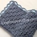 Baby Boy Blankets - Crochet Baby Boy Blankets - Denim Blue Panel Shells Stroller/Travel/Car seat blanket