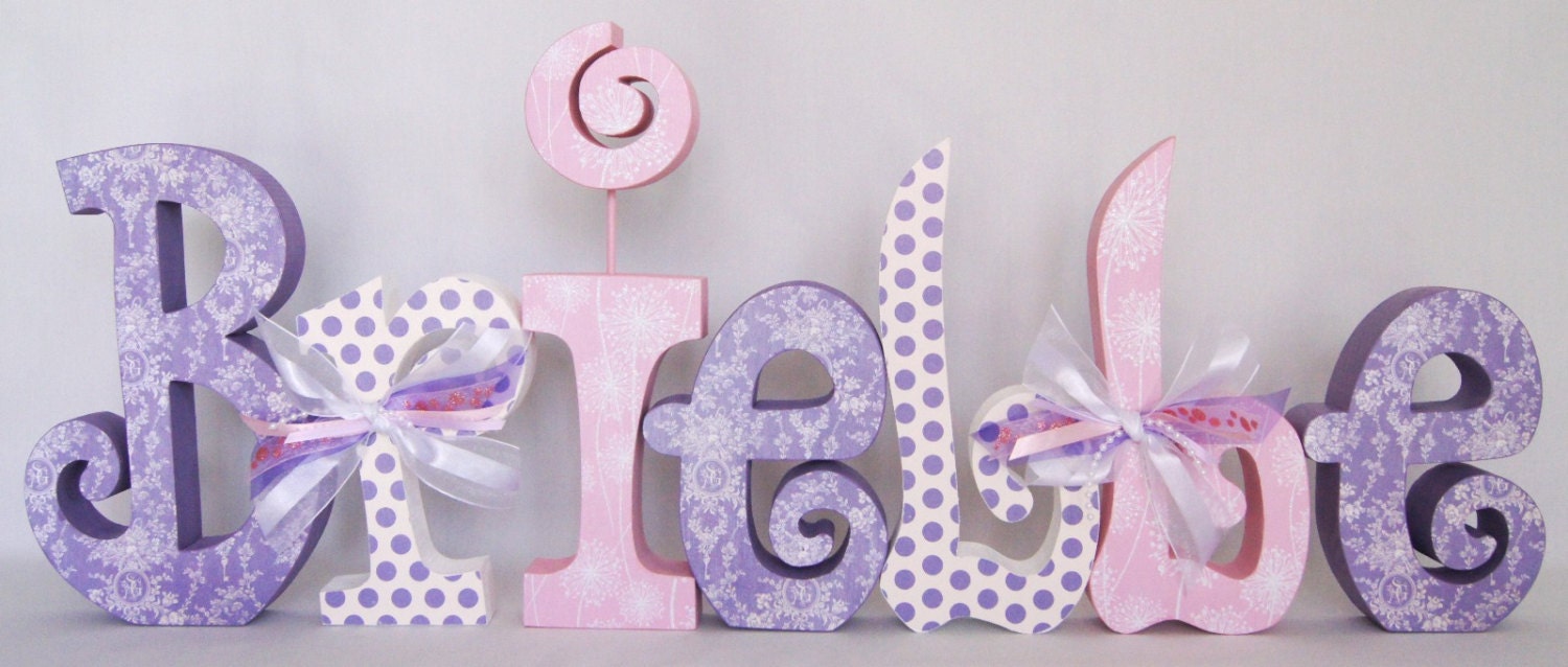 Baby Room Decor Decorative Name Letters