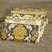 Set of 6 Custom Made Bridesmaids Clutches ... Yellow and Gray Wedding Colors