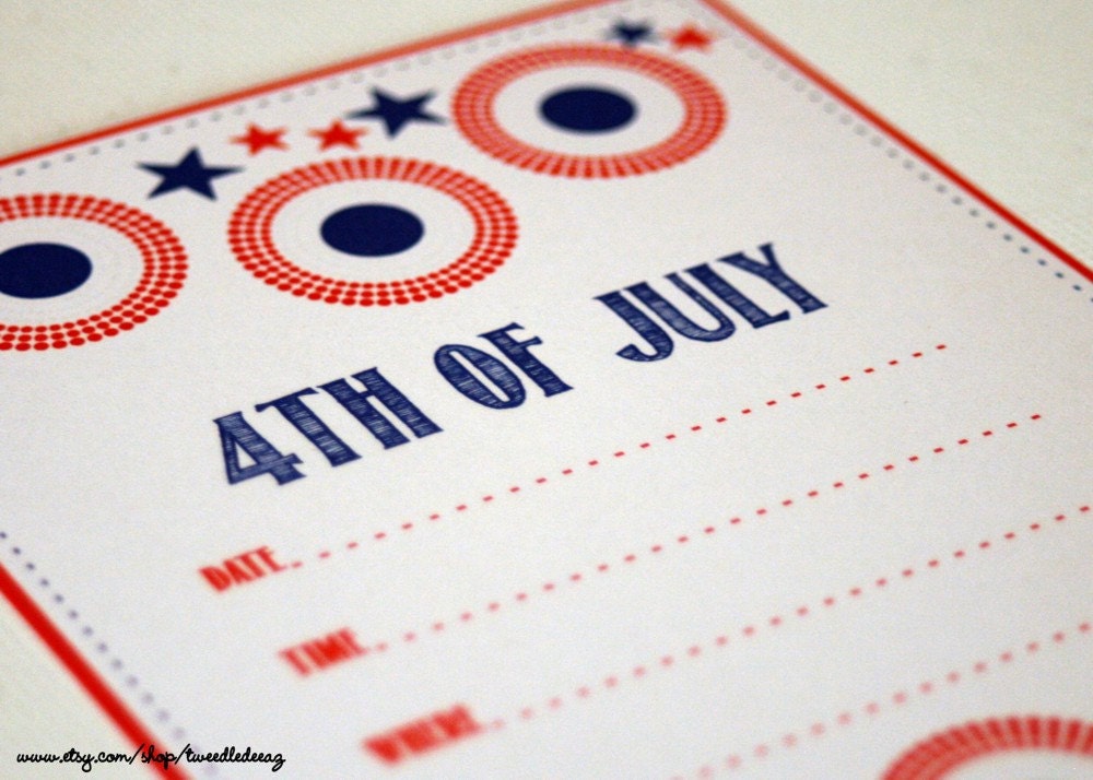 4th of July Party Collection - Printable Collections by Tweedle Dee Designs