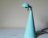SALE...Vintage Retro Baby Blue European Desk Lamp