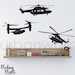 Vinyl Wall Sticker Decal Art - Helicopters