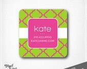 KATE personalized Mommy / Business Cards / TRELLIS / set of 50 calling cards