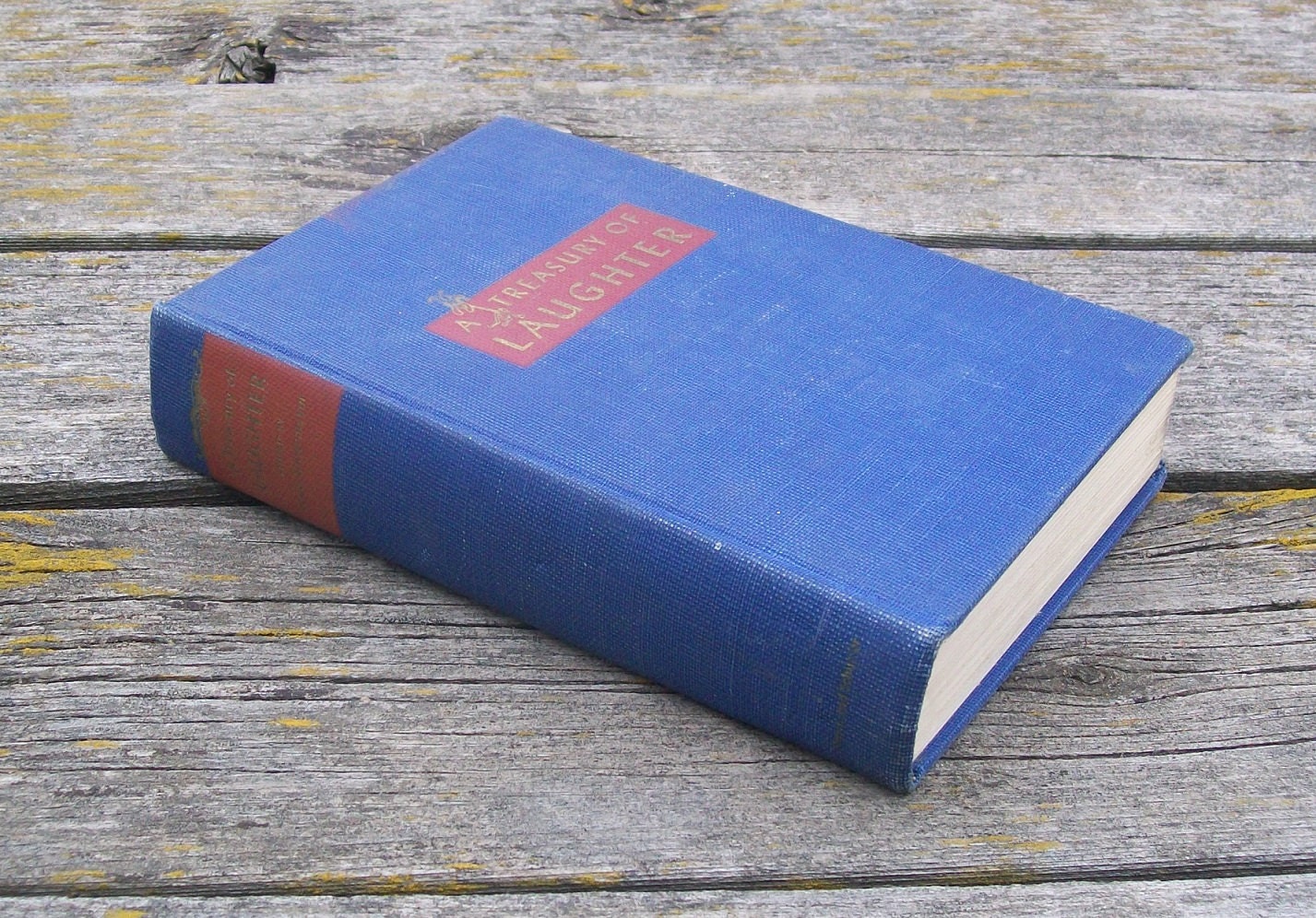 Vintage book A Treasury of Laughter by Louis Untermeyer 1946