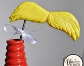 Mustache on a STEEL ROD - The Naturalist - Plastic Party Prop Il_170x135