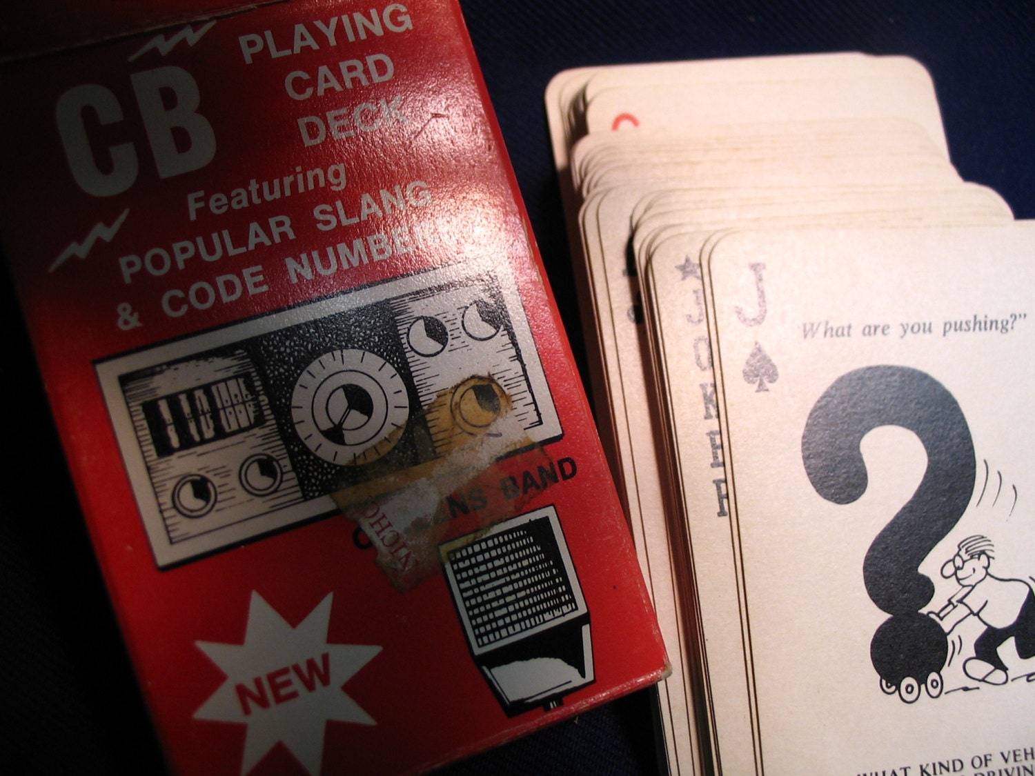 1976 vintage retro CB Playing CARD DECK