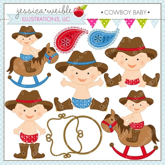 free baby cowboy clipart - photo #18