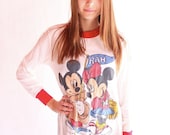 RAH RAH RAH 70s Minnie and Mickey Mouse Sweethearts Disney Night Gown