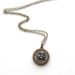 Through My Lens- hand embroidered necklace, camera, vintage camera, gift for photographer